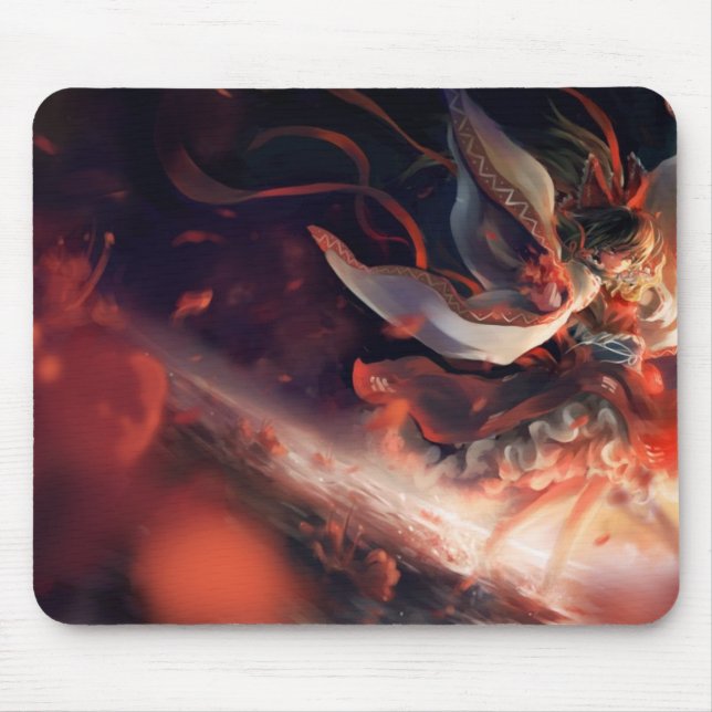 Anime Girl Mouse Pad (Front)