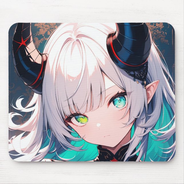 Anime girl mouse pad (Front)