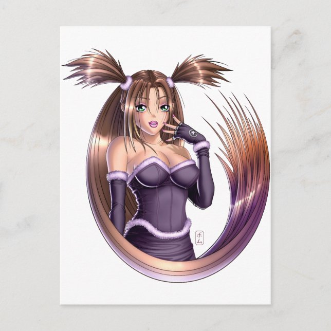 Anime Girl - Nikki Postcard (Front)