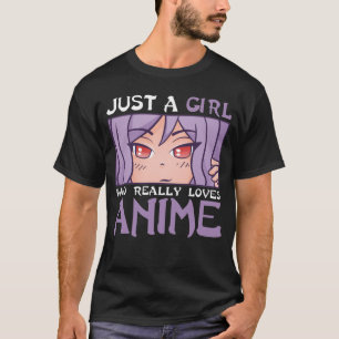 Anime Girl Otaku Kids Japanese Comic Manga Fan T-Shirt