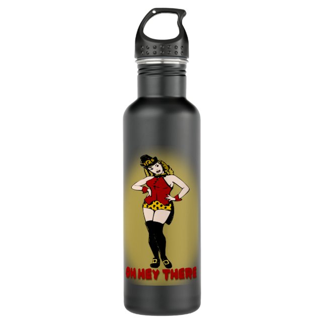 Anime girl sexy costume  710 ml water bottle (Front)