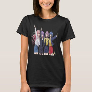 Anime Girl Squad Peace Sign T-Shirt