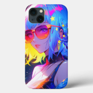 Anime Girl Stars iPhone 13 Case