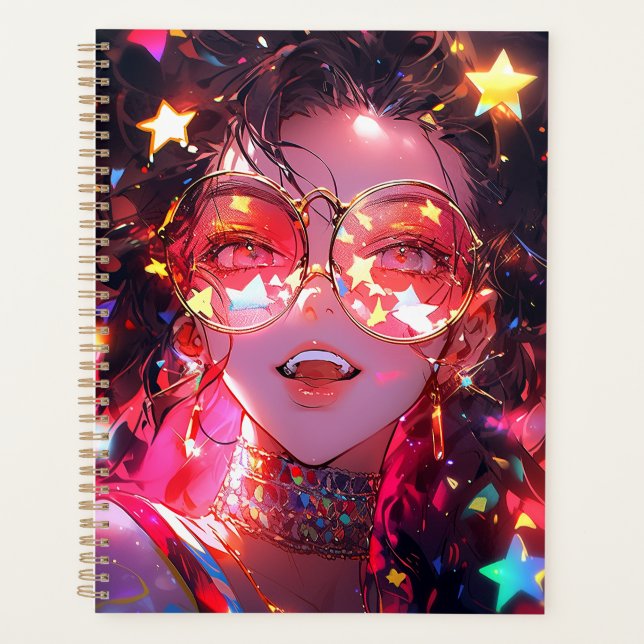 Anime Girl Stars Planner (Front)