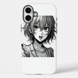 Anime Girl – Stylish Modern Character Design iPhone 16 Plus Case