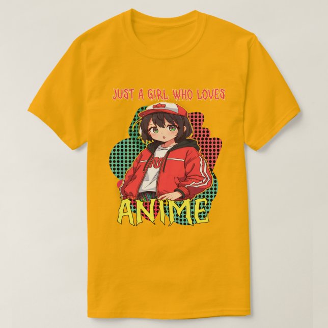Anime Girl T-Shirt (Design Front)