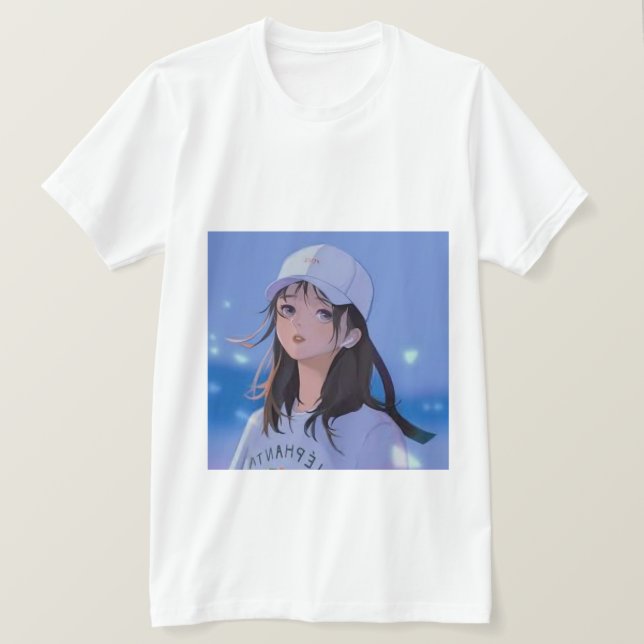 Anime girl T-Shirt (Design Front)