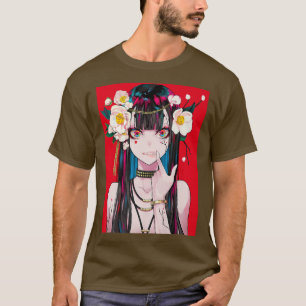 Anime Girl Waifu Japanese Aesthetic Kawaii Otaku P T-Shirt