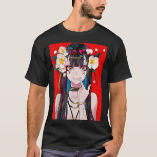 Anime Girl Waifu Japanese Aesthetic Kawaii Otaku T-Shirt