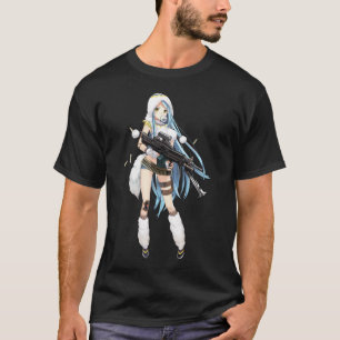 Anime Girl With Gun       T-Shirt