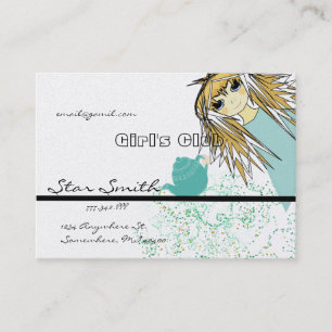 Anime Girl's Club - - Customised Business Card