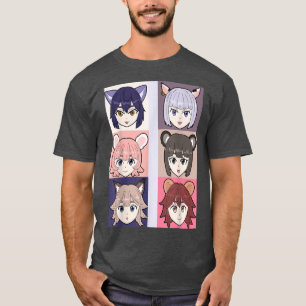 Anime Girls Gifts Manga Fans Japanese Popular Cult T-Shirt