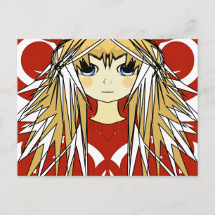 Anime Girls Postcard