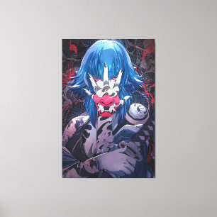 anime girls Premium Wrapped Canvas (Gloss)