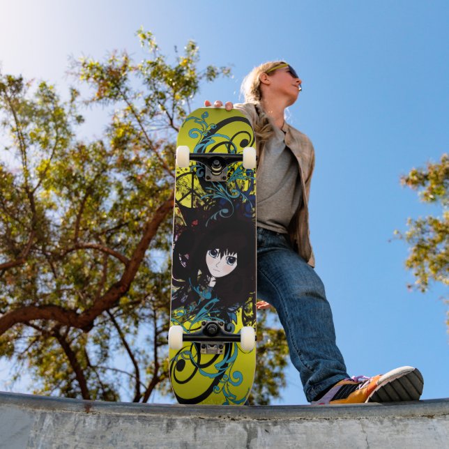 Anime Girls - Skateboard (Outdoor 1)