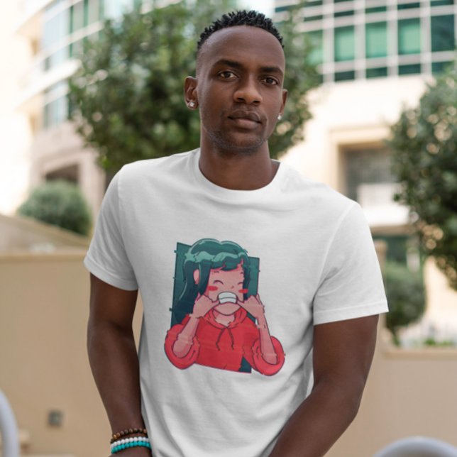 Anime Glitch Girl  T-Shirt (Creator Uploaded)