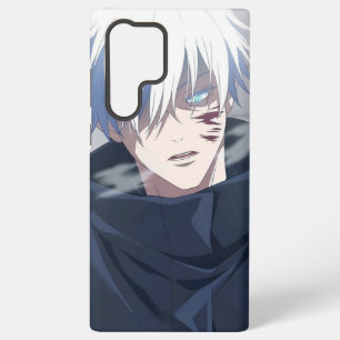 Anime Gojo White Hair Character Samsung Galaxy Cas Case
