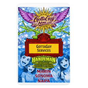Anime GottaGuy Handyman Home Solutions  Magnet