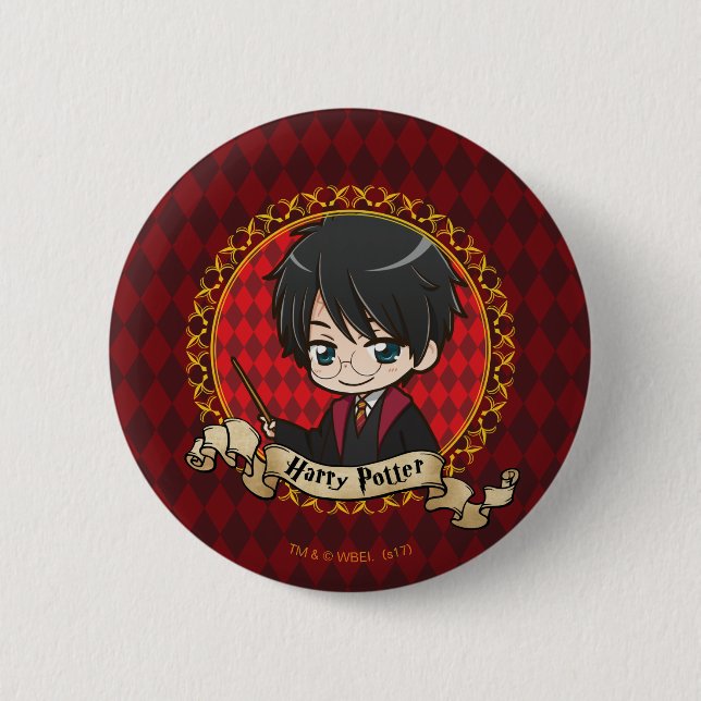 Anime Harry Potter 6 Cm Round Badge (Front)