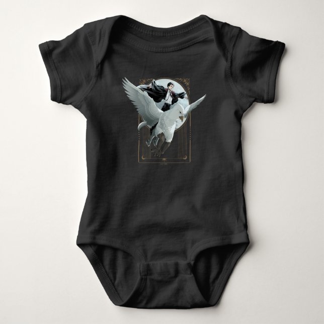 Anime HARRY POTTER™ Flight with Buckbeak Baby Bodysuit (Front)