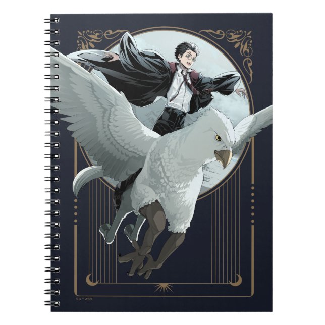 Anime HARRY POTTER™ Flight with Buckbeak Notebook (Front)