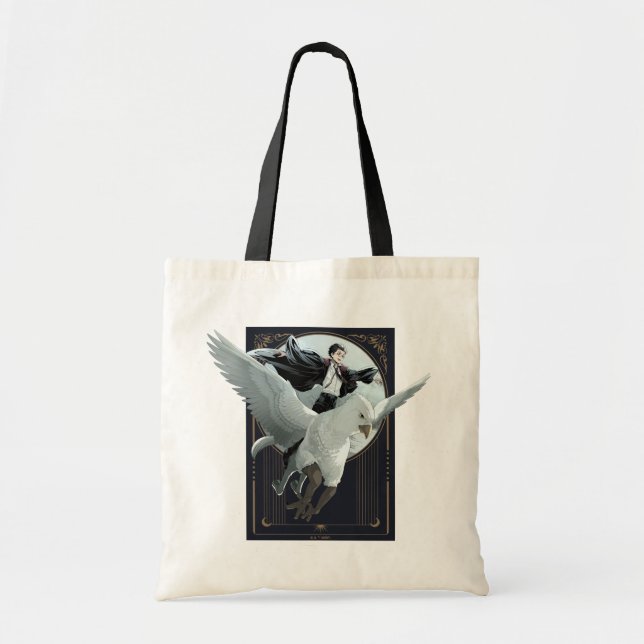 Anime HARRY POTTER™ Flight with Buckbeak Tote Bag (Front)