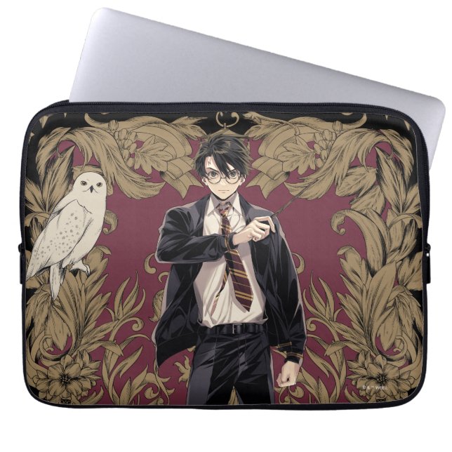 Anime HARRY POTTER™ Ornate Frame Laptop Sleeve (Front)