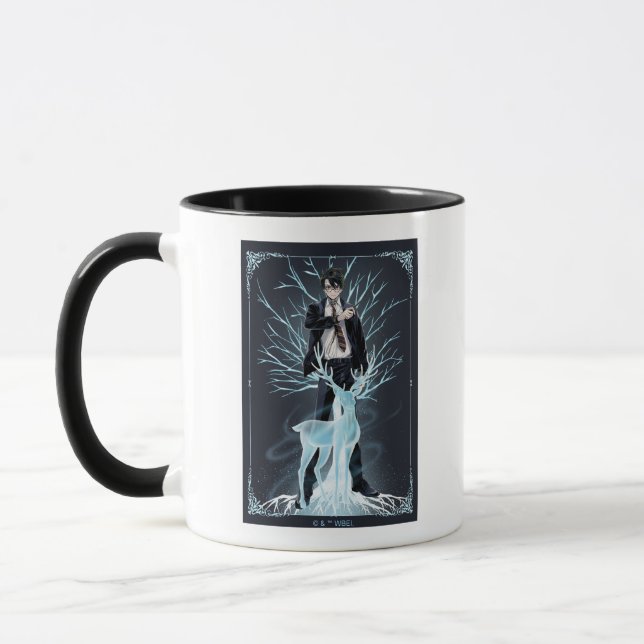Anime HARRY POTTER™ Stag Patronus Mug (Left)