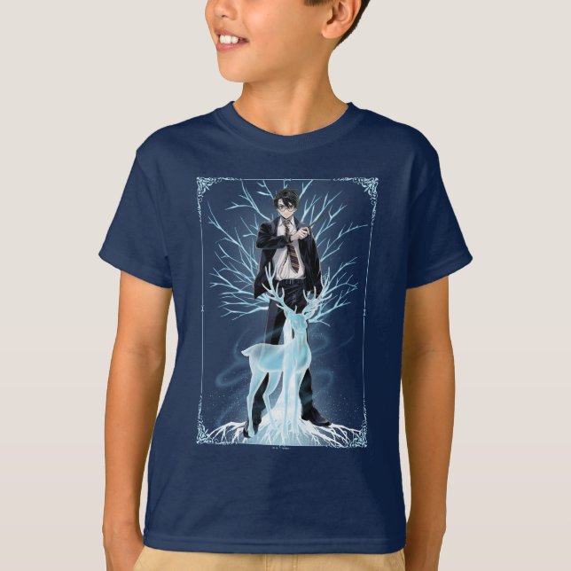 Anime HARRY POTTER™ Stag Patronus T-Shirt (Front)