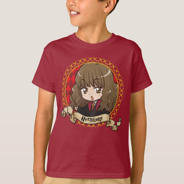 Anime Hermione Granger Portrait T-Shirt (Front)