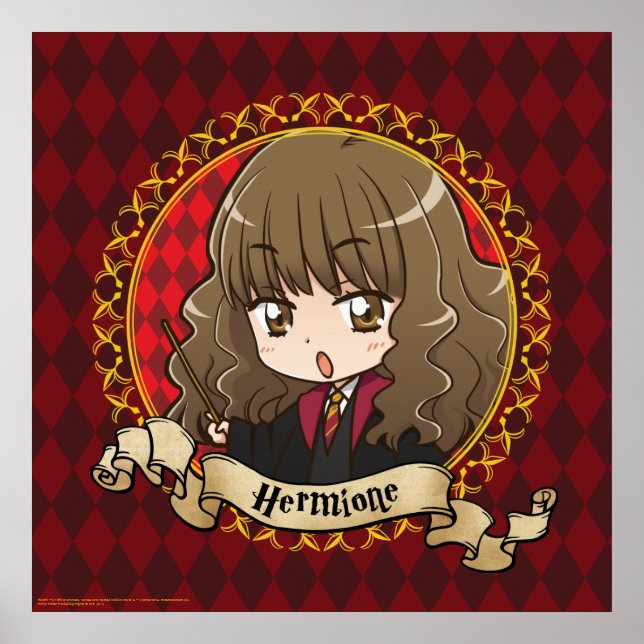 Anime Hermione Granger Poster (Front)