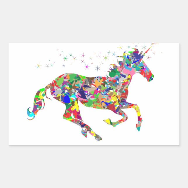 Anime Horse Sticker: Colourful Horse Sticker (Front)