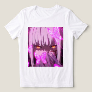 anime ia girl pink 4k photo  Tri-Blend shirt