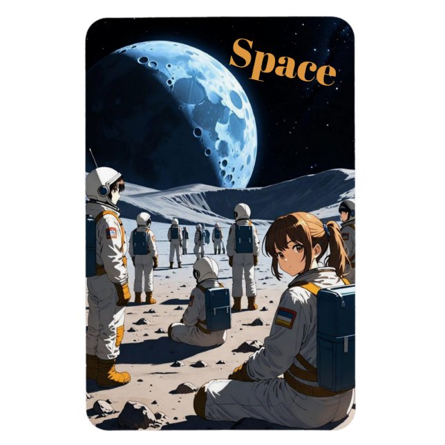 Anime in Space Magnet (Vertical)