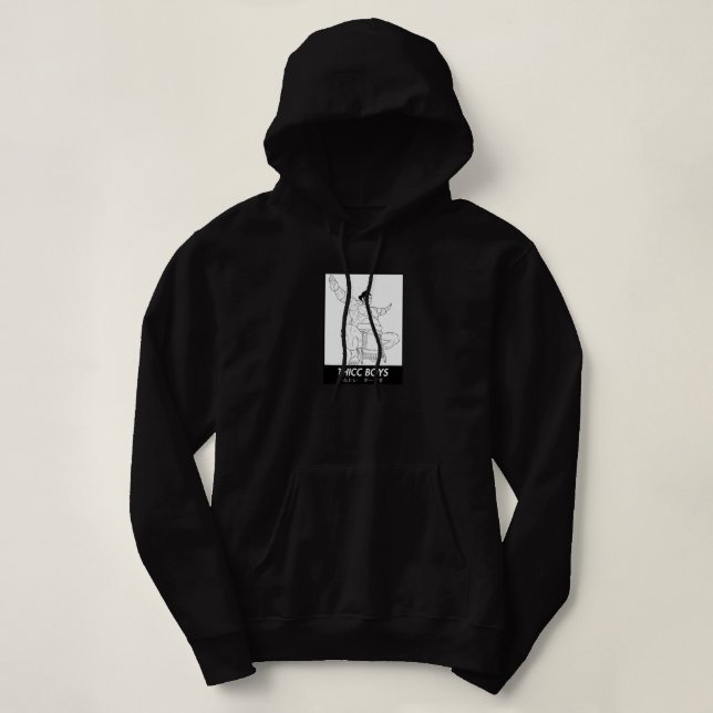 Anime Inspired "Thicc Boys Squad - Sumo" Hoodie (Design Front)