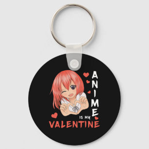 Anime Is My Valentine Japan Anime Girl 1 Key Ring