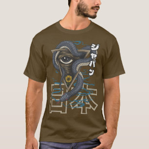 Anime Japan Retro Grunge Otaku Kanji Triangle Eye T-Shirt