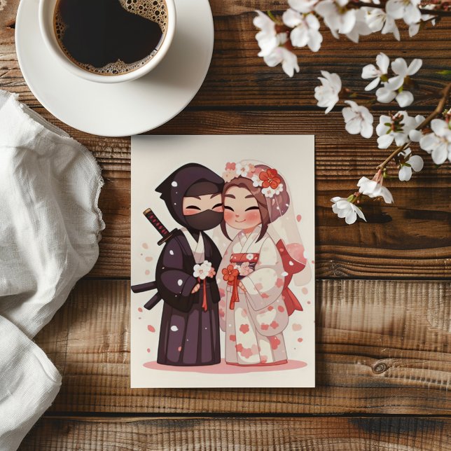 Anime Japanese Cute Wedding Invitation (Creator Uploaded)