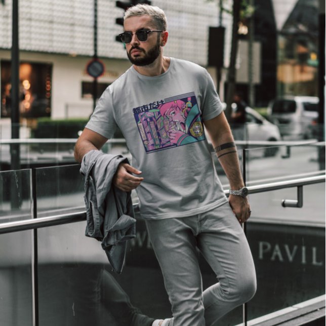 Anime Japanese Girl Smoking  T-Shirt (Creator Uploaded)