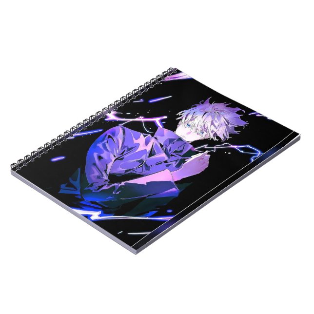 anime jutsu kaisen spiral notebook (Left Side)