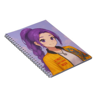 Anime K-Pop Idol Group Original Manga-Style Pop Notebook