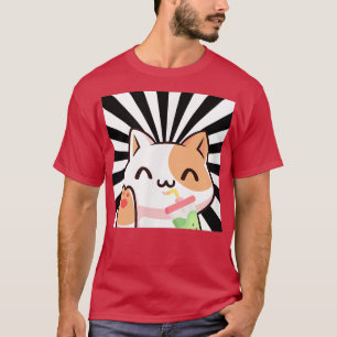 Anime Kawaii Cat Boba Bubble Tea Women Men n Boy G T-Shirt