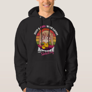 Anime Kawaii Girl for Anime & Sketching Lover Hoodie