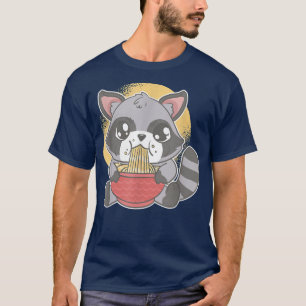 Anime Kawaii Racoon Trash Panda Otaku Japan Cute  T-Shirt