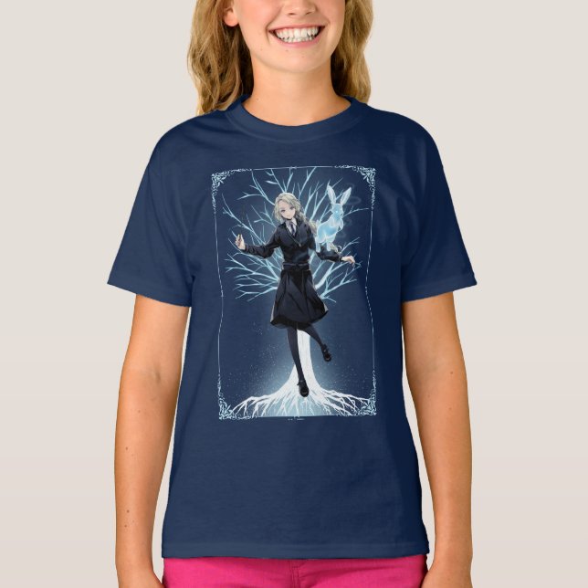 Anime Luna Lovegood's Rabbit Patronus T-Shirt (Front)