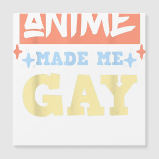 Anime Made Me Gay Funny Anime Meme LBGTQ Gay Pride
