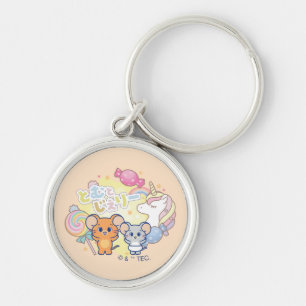 Anime Magical Candyland with Jerry and Tuffy Key Ring