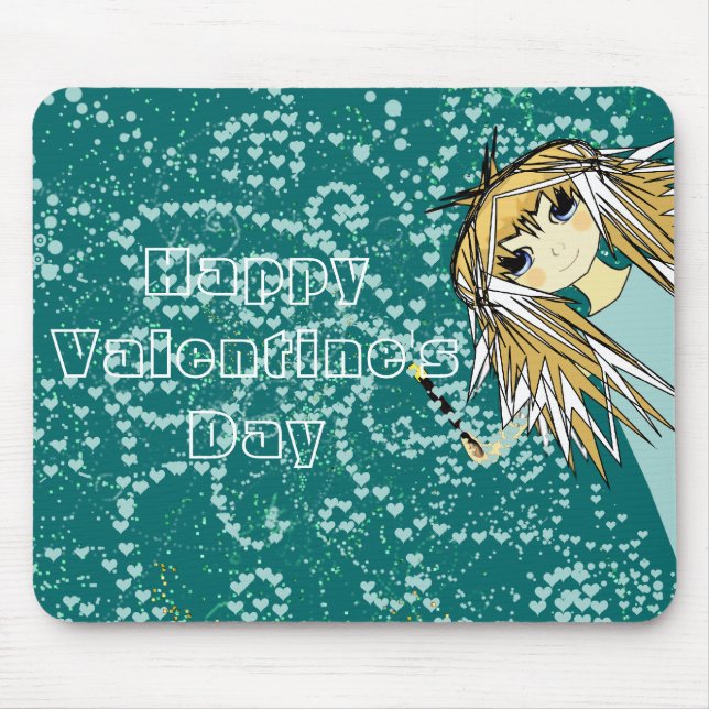 Anime Magical Valentine MousePad (Front)