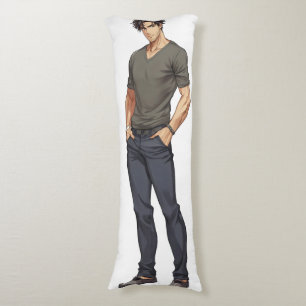 Anime Man Handsome Zaddy Body Cushion