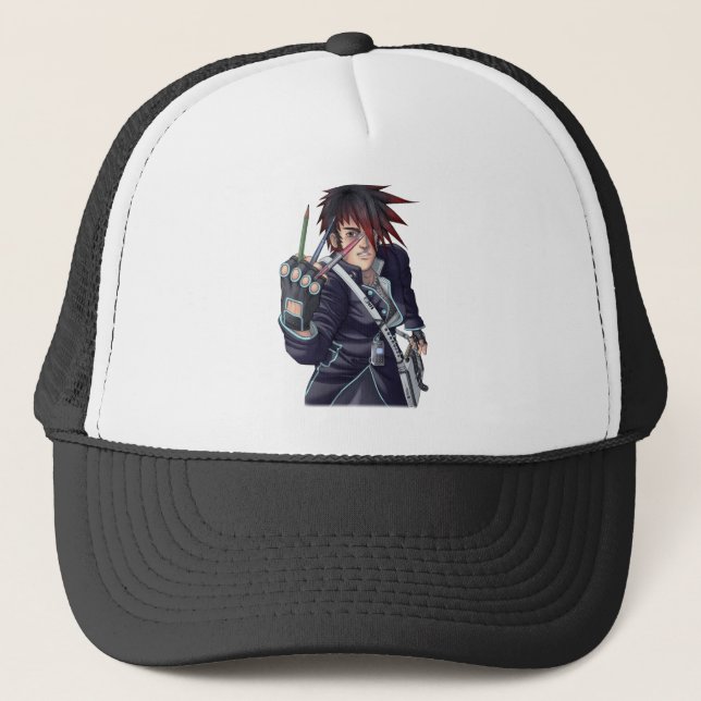 Anime Manga Artist Trucker Hat (Front)
